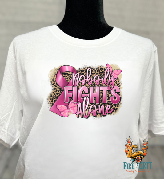 Breast Cancer Awareness White T-Shirt  - 2 options